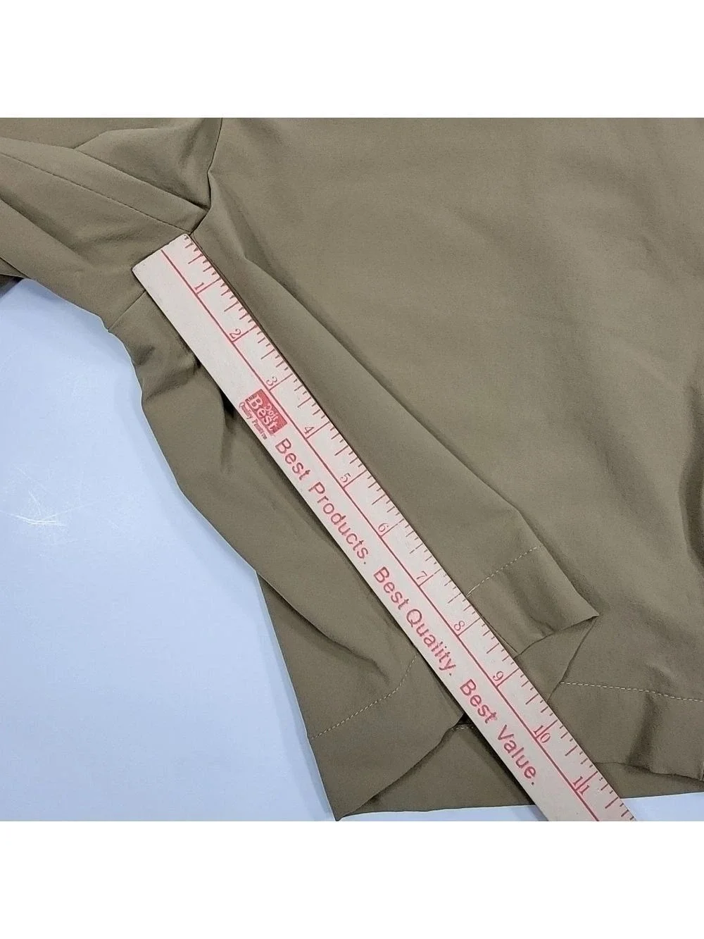NEW Brooks Brothers Red Fleece Tan Casual Performance Shorts Flat Mens 31 NWT